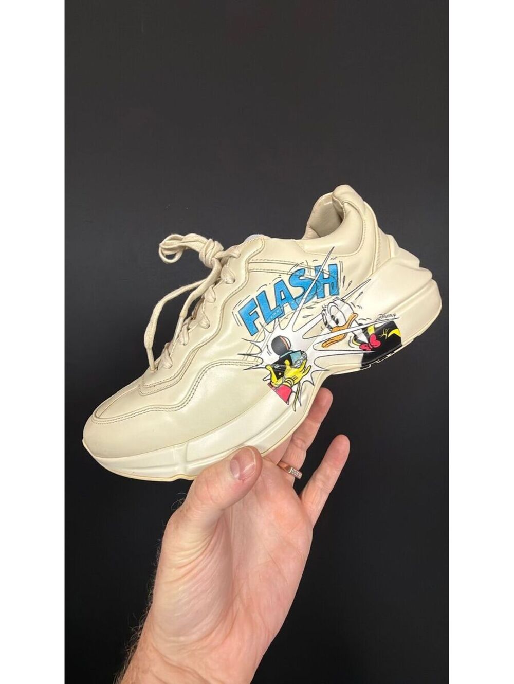 Gucci x Disney Donald Duck Rhython Sneaker Size 40